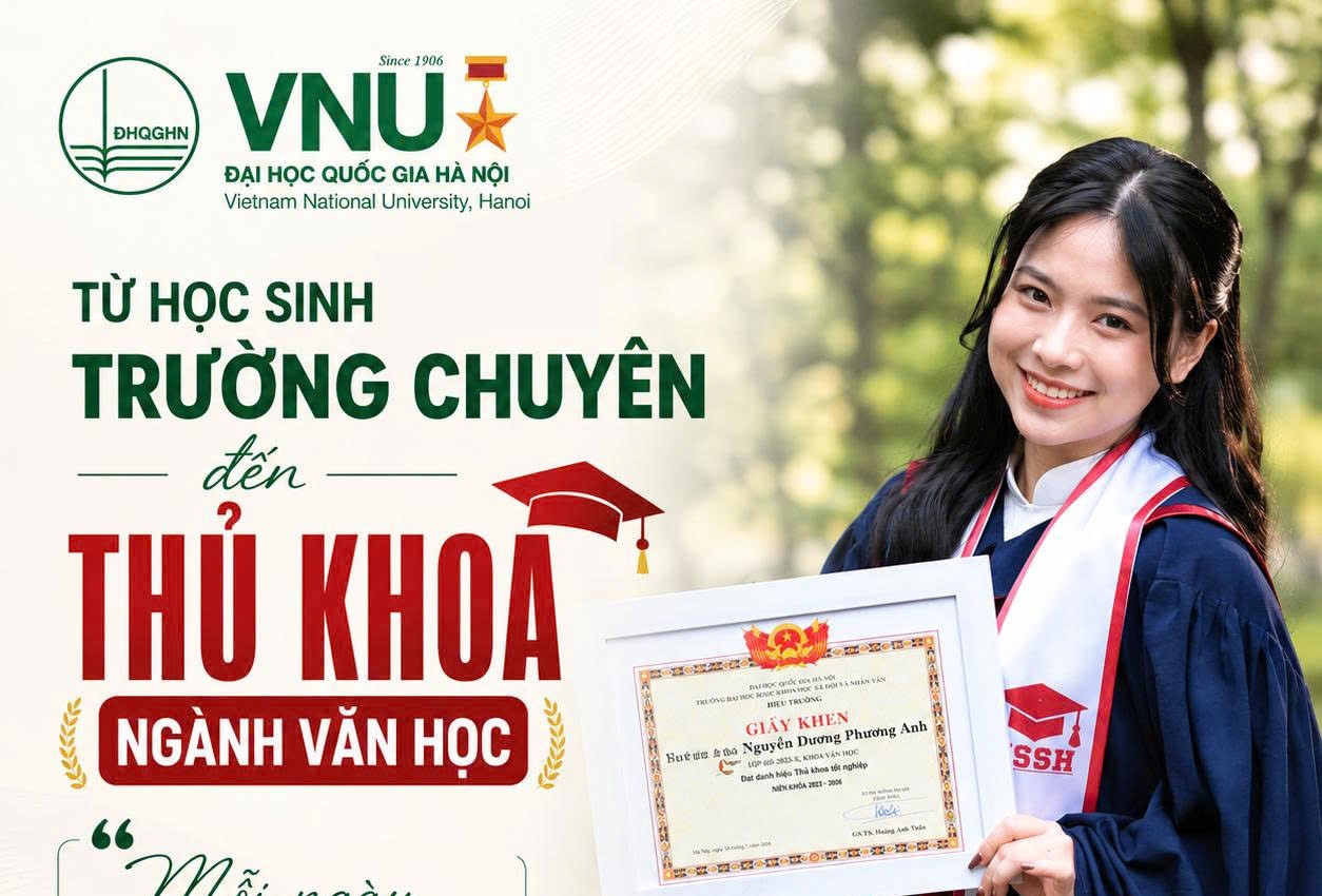 Từ học sinh Trường Chuyên đến thủ khoa ngành Văn học: Mỗi ngày đều có phiên bản tốt hơn của chính mình